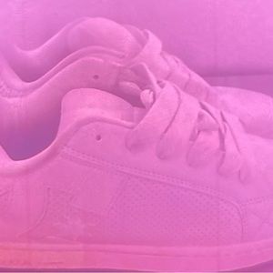 Boys Size 10 Brand New White DC Athletic Shoes